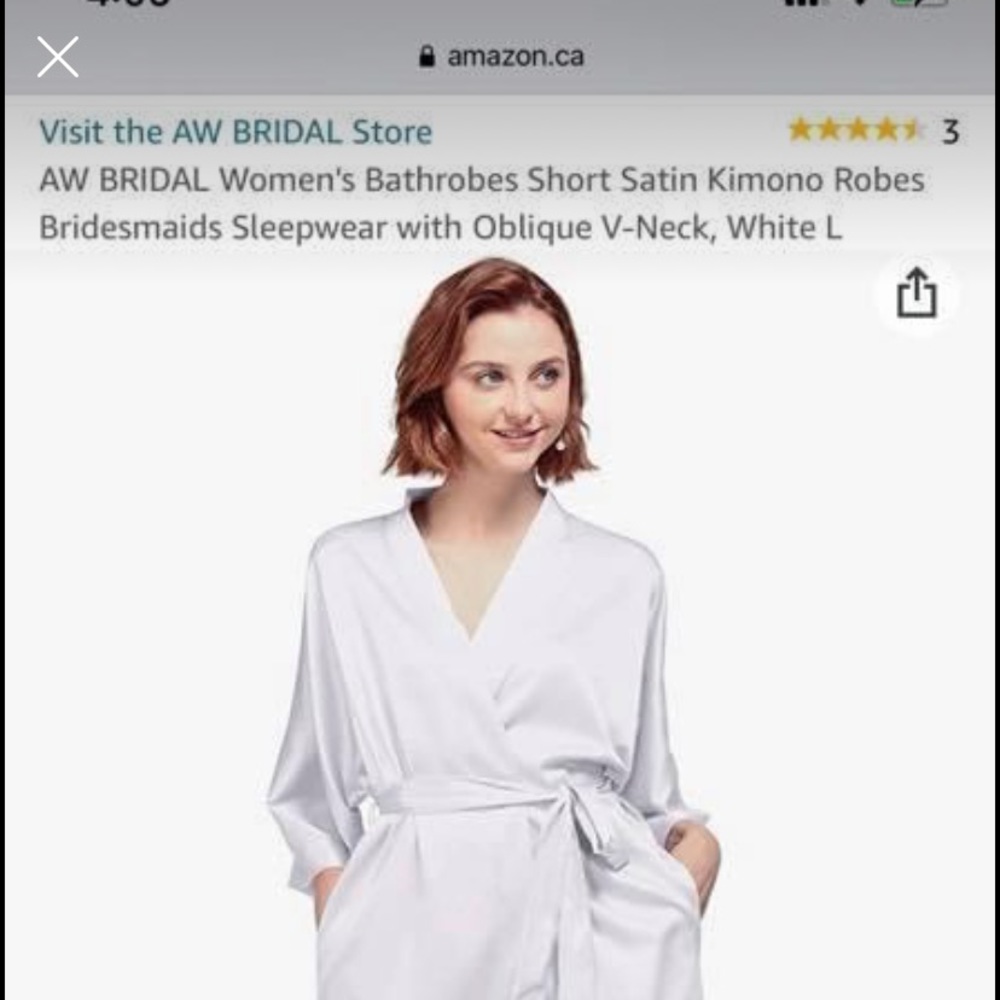 Bridal robe
